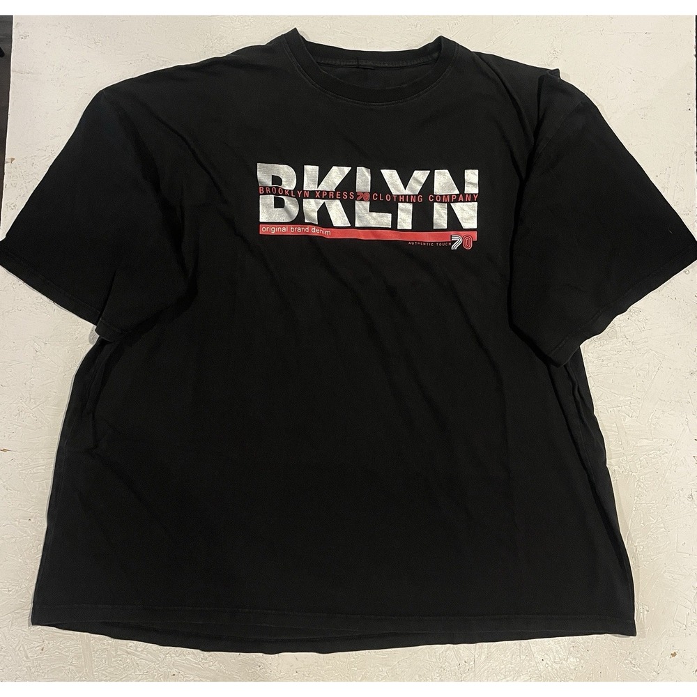 Vintage Y2K‎ Brooklyn Bklyn XPress Hip Hop Streetwear T-Shirt 3XL Mens